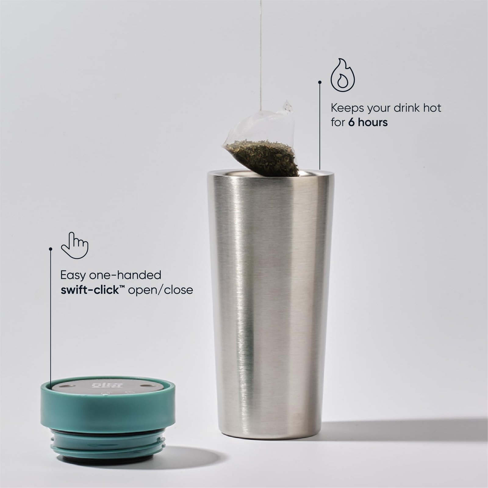 8 oz stainless steel travel mug