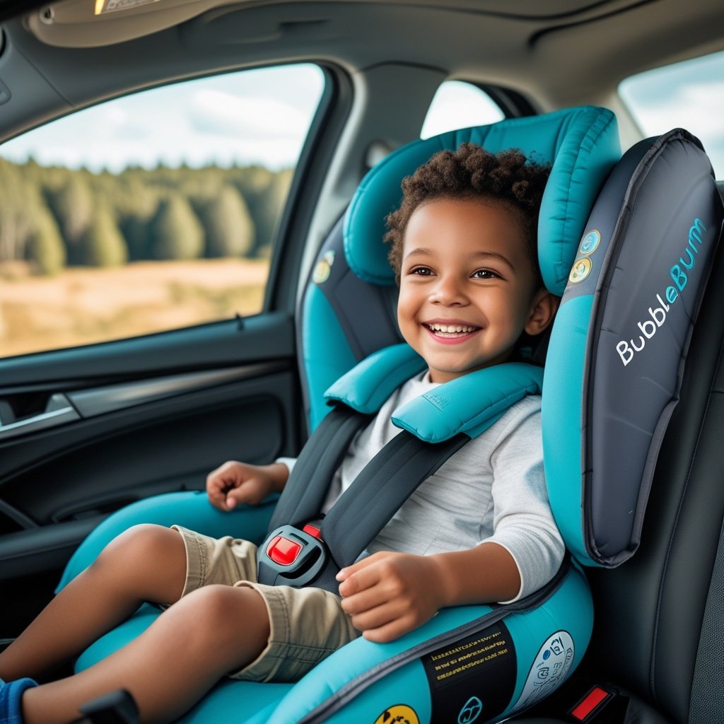 bubblebum hybrid inflatable travel booster car seat