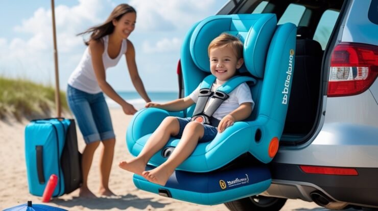bubblebum hybrid inflatable travel booster car seat