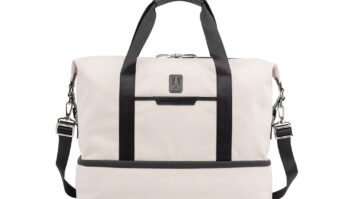 carry on tote with shoe compartment