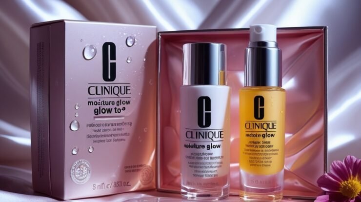 clinique moisture glow to's gift set