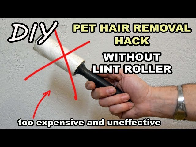 diy lint roller without tape