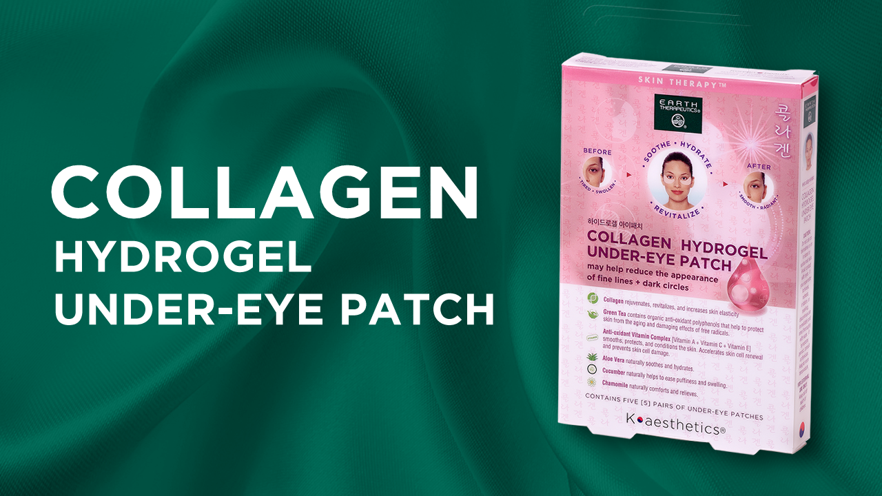earth therapeutics hydrogel collagen eye mask