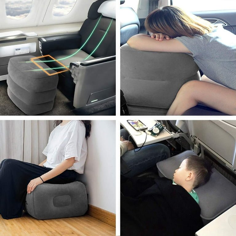 inflatable foot rest for travel