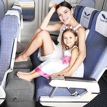 inflatable foot rest for travel