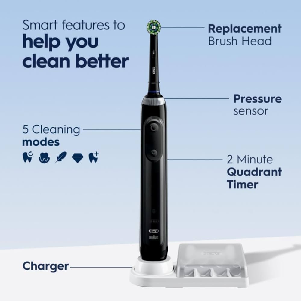 oral b pro 5000 rechargeable electric toothbrush