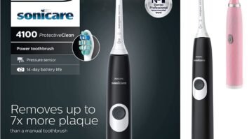 philips sonicare protectiveclean 4100 rechargeable electric power toothbrush