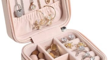 portable jewelry organizer & carrying case