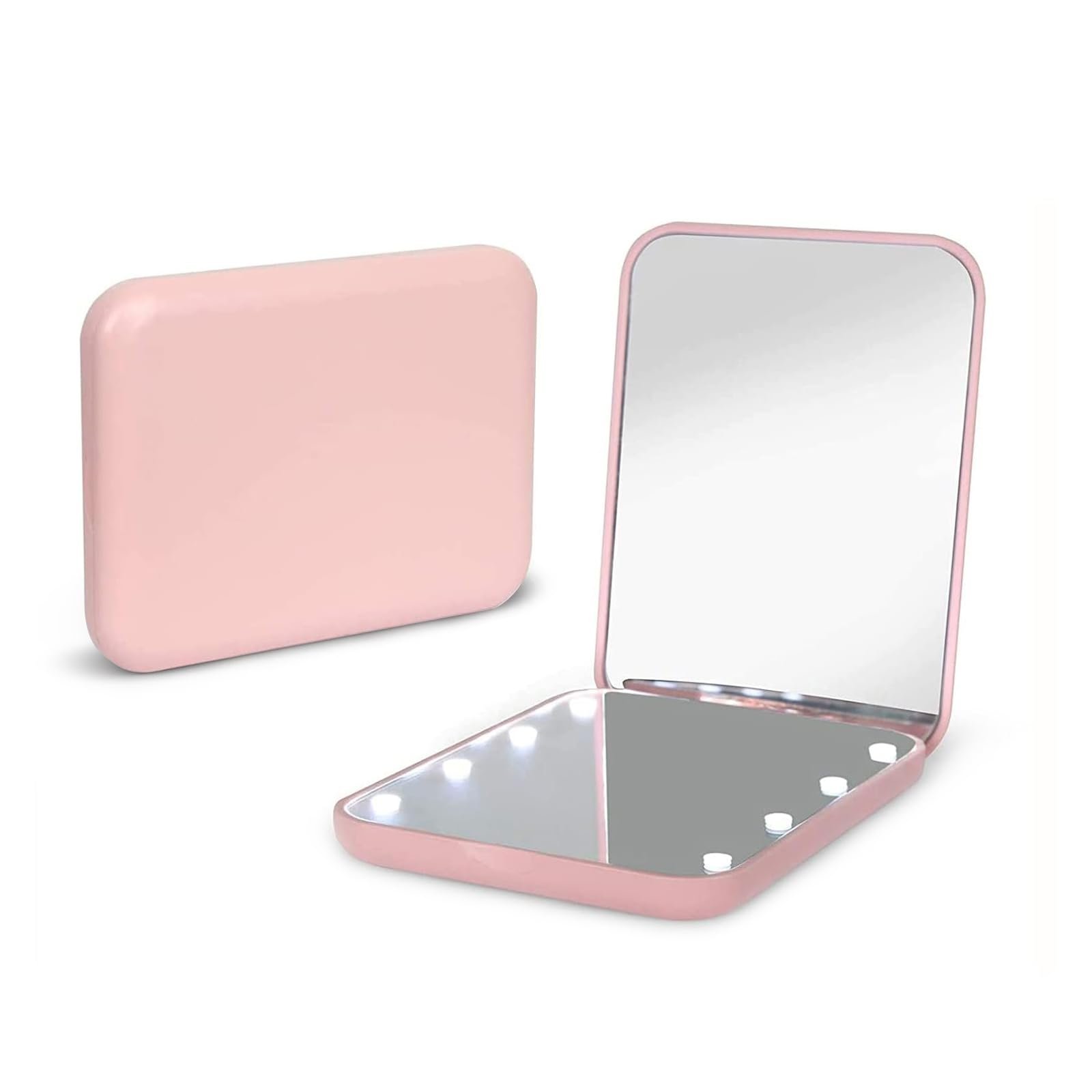 portable mirror with led lights