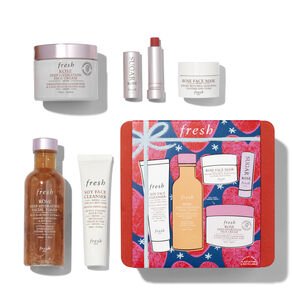 rose deep hydration skincare set