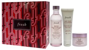 rose deep hydration skincare set