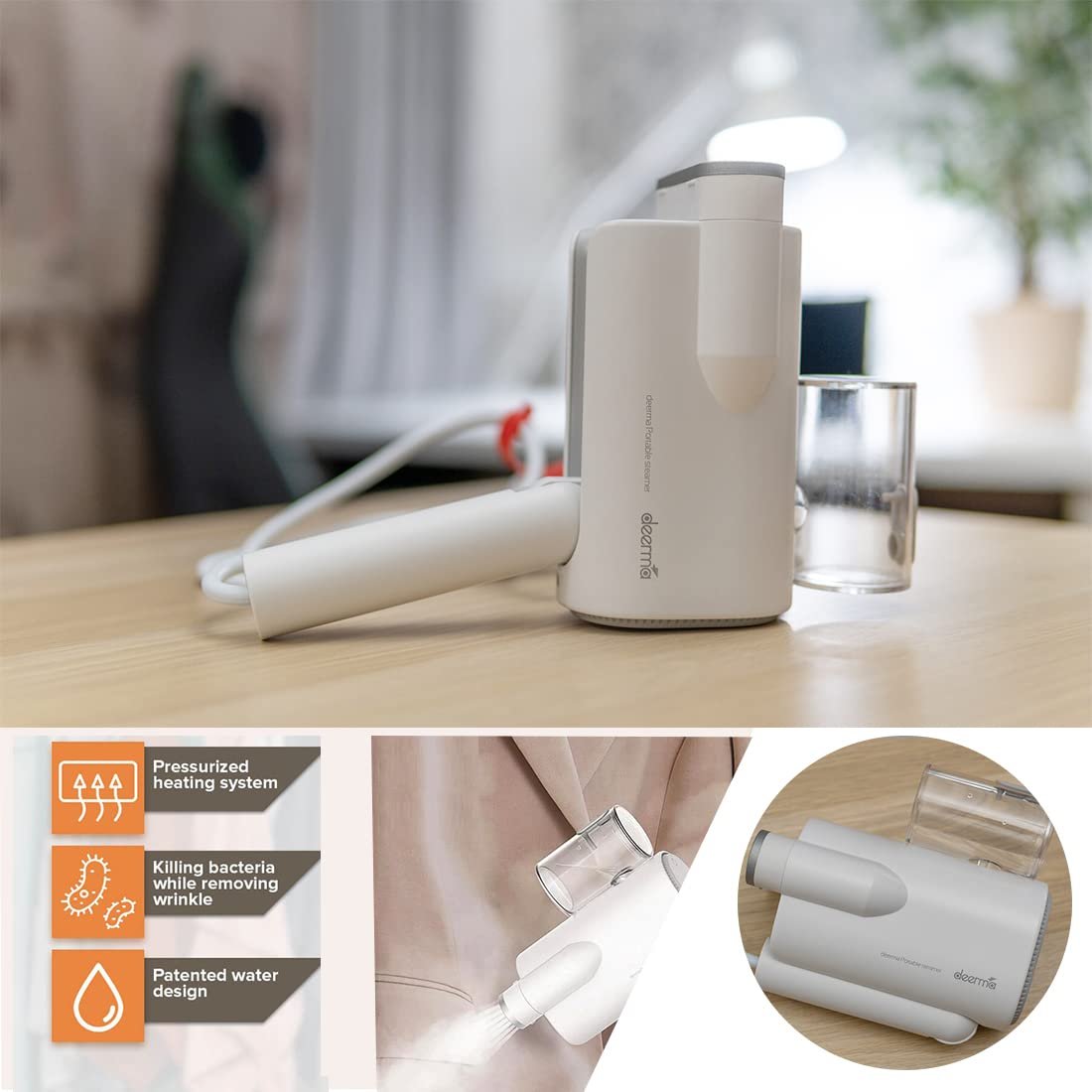 xiaomi deerma handheld garment steamer